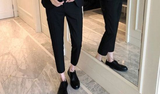 结婚西装可以穿九分裤吗
