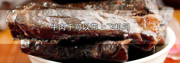 牛肉干可以带上飞机吗