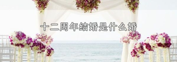 十二周年结婚是什么婚