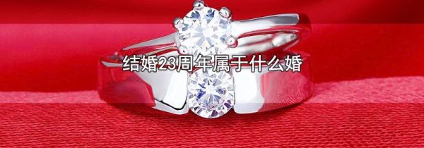 结婚23周年属于什么婚