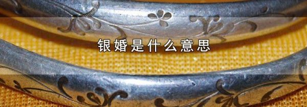 银婚是什么意思