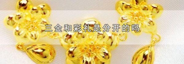 三金和彩礼是分开的吗