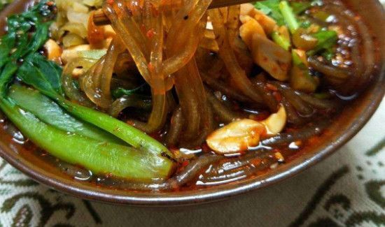 酸辣粉放什么菜
