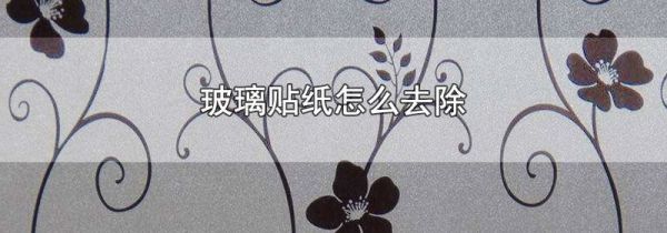 玻璃贴纸怎么去除