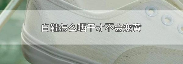 白鞋怎么晒干才不会变黄