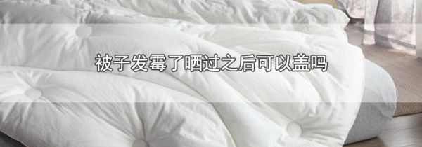 被子发霉了晒过之后可以盖吗