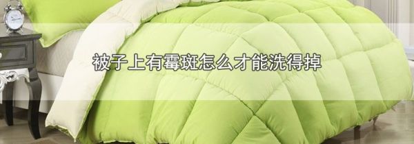 被子上有霉斑怎么才能洗得掉