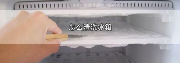 怎么清洗冰箱