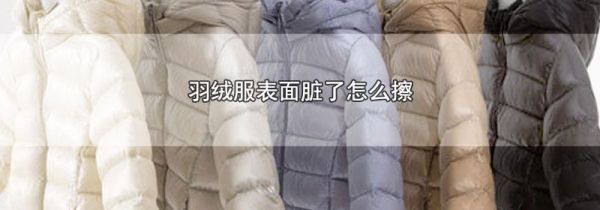 羽绒服表面脏了怎么擦
