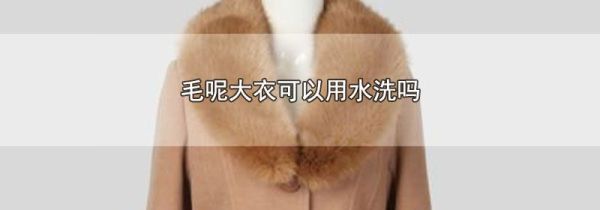 毛呢大衣可以用水洗吗