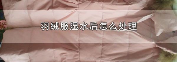 羽绒服湿水后怎么处理