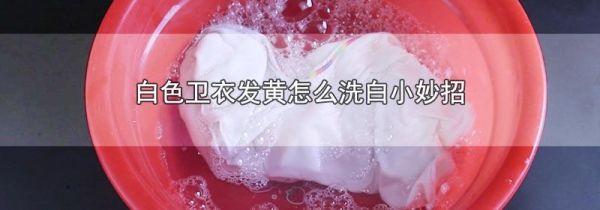 白色卫衣发黄怎么洗白小妙招
