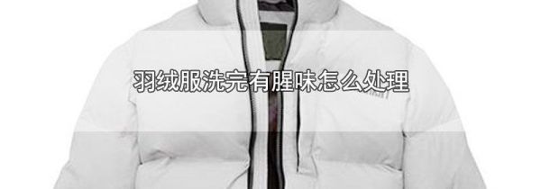 羽绒服洗完有腥味怎么处理