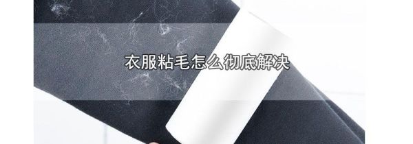 衣服粘毛怎么彻底解决