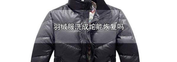 羽绒服洗成坨能恢复吗