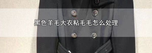 黑色羊毛大衣粘毛毛怎么处理