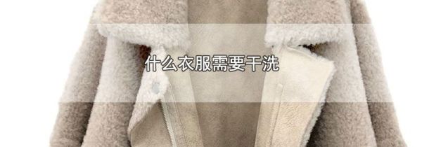 什么衣服需要干洗