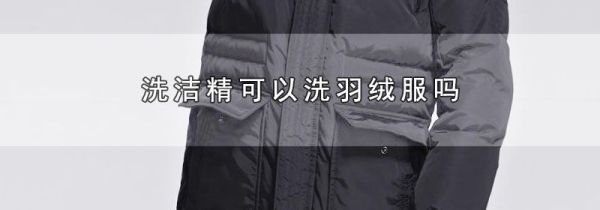 洗洁精可以洗羽绒服吗