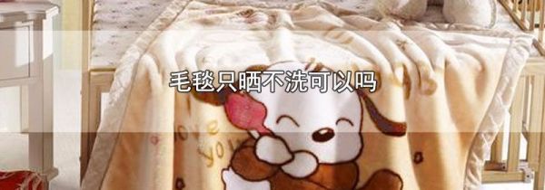 毛毯只晒不洗可以吗