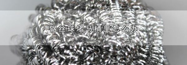 钢丝球堵马桶里怎么办