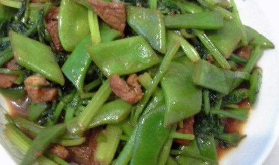 大葱和芸豆角能一起炒吗