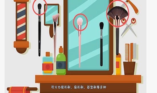 鼻影刷跟高光刷的区别