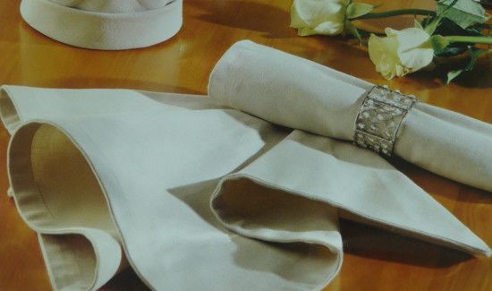 吃牛排餐巾挡油图解