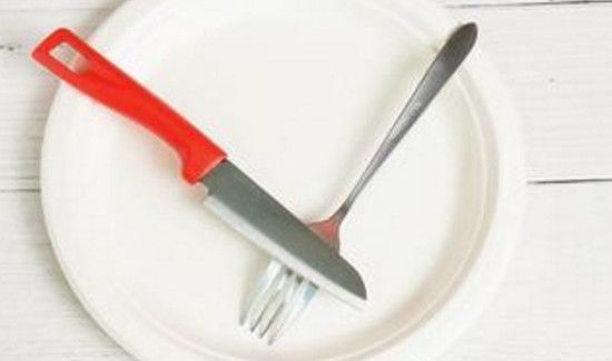 西餐刀叉摆放暗语六种