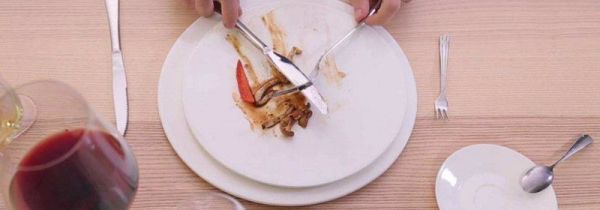 西餐刀叉摆放标准图