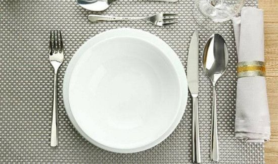 西餐刀叉摆放标准图