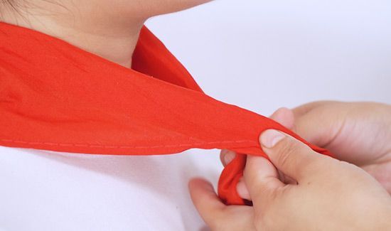 红领巾的系法