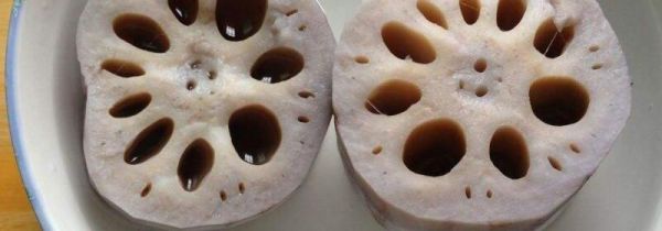 藕切开后圈圈是黑的