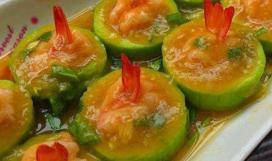 西葫芦和虾能一起吃吗