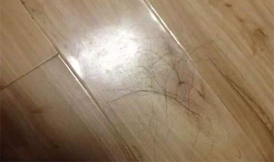 地板上有头发怎么去除