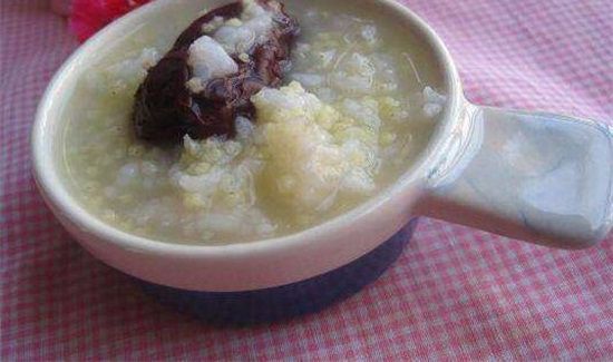 大米山药红枣粥的功效