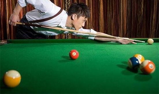 打台球发力不透