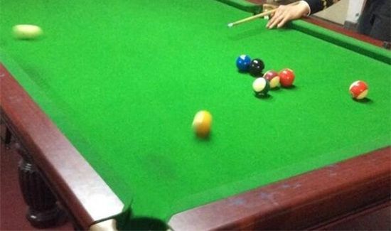 打台球发力不透