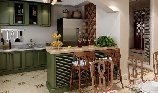 吧台可以用什么材料做