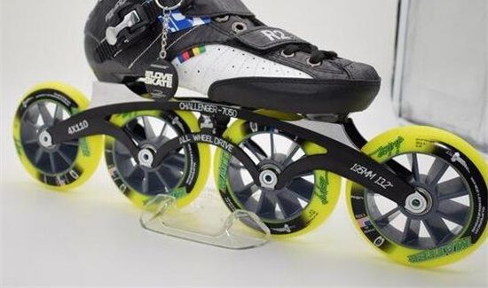 单排轮滑怎么发力