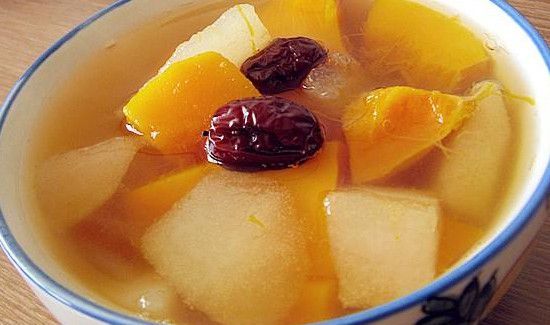 南瓜雪梨粥的功效