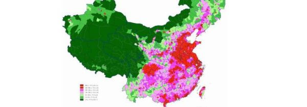 中国人口分布