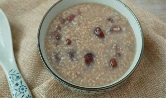 红豆小米红枣粥的功效与作用