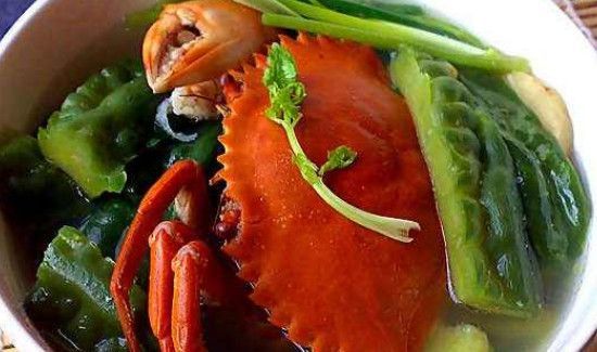 螃蟹和苦瓜能一起吃吗