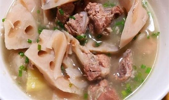 莲藕汤为什么要放绿豆