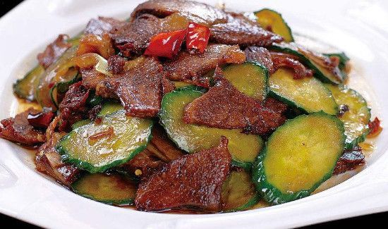 黄瓜炒牛肉能一起吃吗