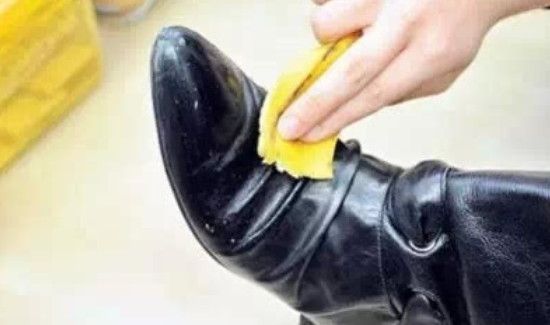 香蕉皮擦鞋有效果吗