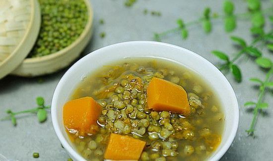 南瓜与绿豆可以同食吗