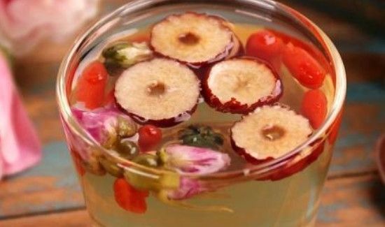 菊花红枣枸杞桂圆茶的功效与作用