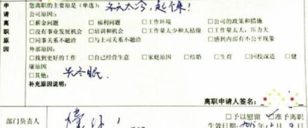 90后有哪些奇葩的辞职理由