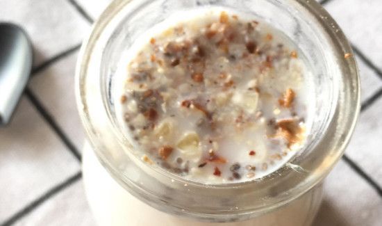 奇亚籽泡牛奶正确吃法